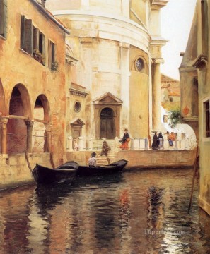  BLANC Pintura - Río della Maddalena Julius LeBlanc Stewart